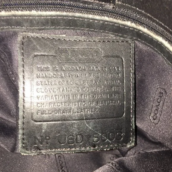 Vintage Coach® Classic Hobo - Black - Picture 5 of 5